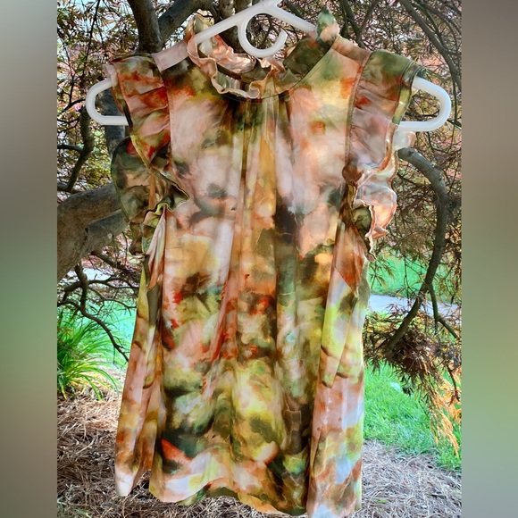 Marie Oliver Sleeveless Ruffle Top - Picture 3 of 6